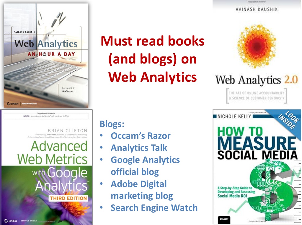 must read books web analytics