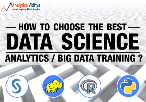 best big data science trainings
