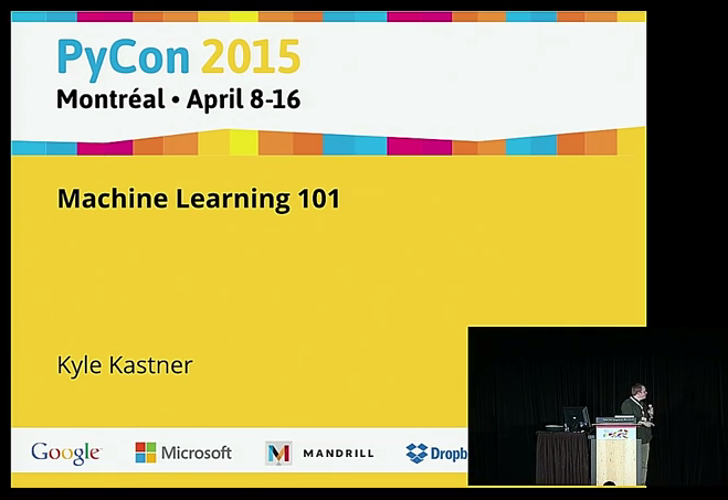 Machine Learning, Python, Kyle kastner
