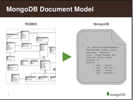 Mongo DB document model