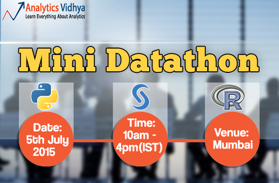 Mini Datathon, Analytics Vidhya, Mumbai
