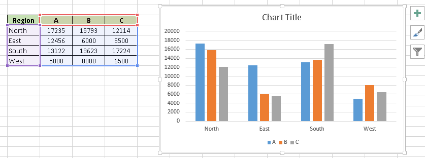 Excel Chart Large Data Set