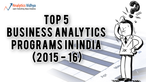 business analytics programs in india ranking