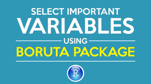 tutorial on using boruta package in R