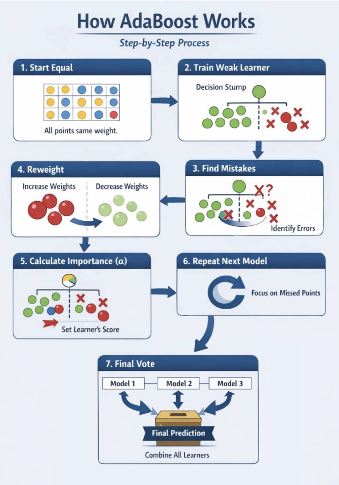 Gradient Boosting vs AdaBoost vs XGBoost vs CatBoost vs LightGBM: Finding the Best Gradient Boosting Method